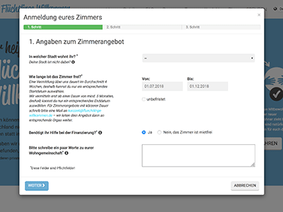 Flüchtlinge Willkommen